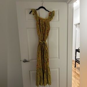 Roberta Roller Rabbit Yellow Block-print dress